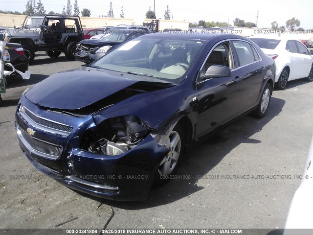 1G1ZG57B88F171457 - 2008 CHEVROLET MALIBU LS 蓝色 照片 2