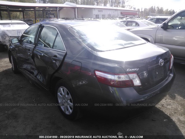 4T1BB46K98U046896 - 2008 TOYOTA CAMRY HYBRID GRAY photo 3