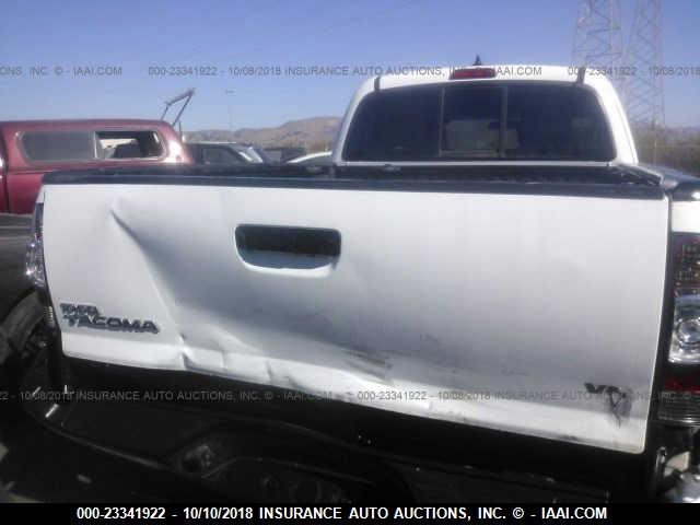 5TFUU4EN5FX137100 - 2015 TOYOTA TACOMA ACCESS CAB/TRD PRO WHITE photo 6