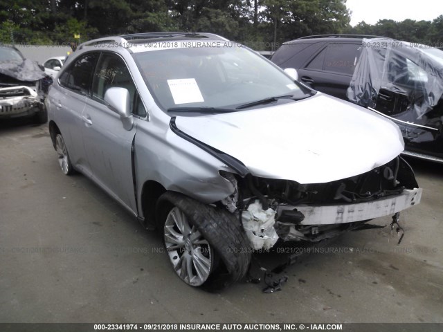 JTJBC1BA3B2422330 - 2011 LEXUS RX 450 SILVER photo 1