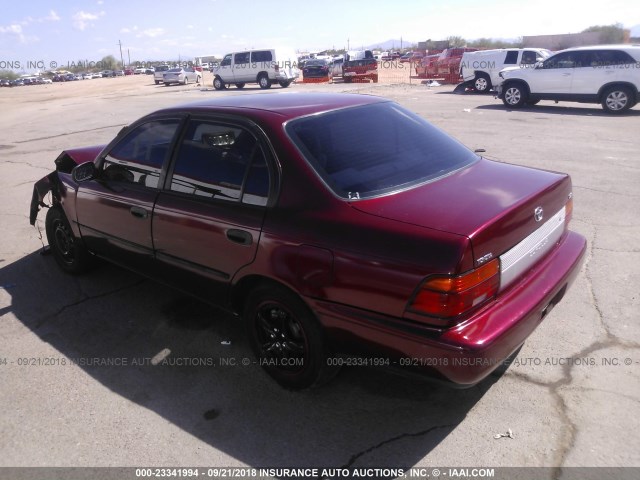 1NXAE09BXSZ333808 - 1995 TOYOTA COROLLA LE/DX 红色 照片 3