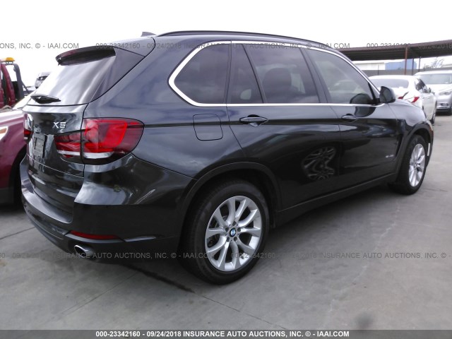 5UXKR2C55G0R73272 - 2016 BMW X5 SDRIVE35I GRAY photo 4