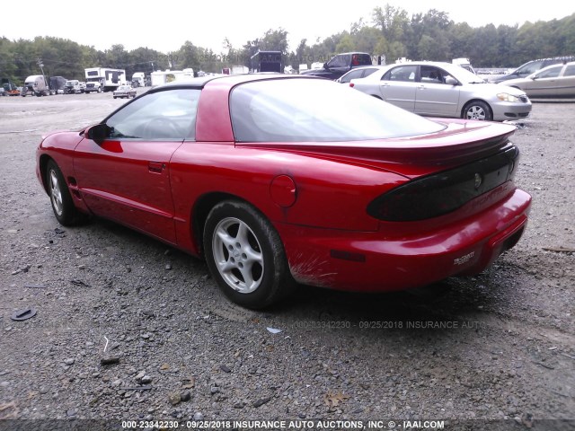 2G2FV22G0W2211227 - 1998 PONTIAC FIREBIRD FORMULA/TRANS AM RED photo 3