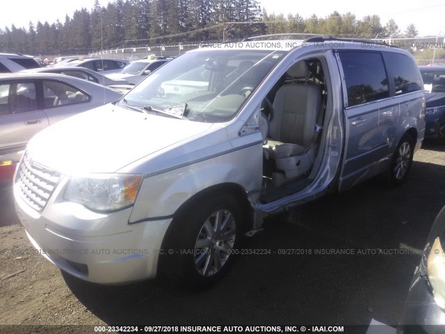 2A8HR54P98R687227 - 2008 CHRYSLER TOWN & COUNTRY TOURING SILVER photo 2