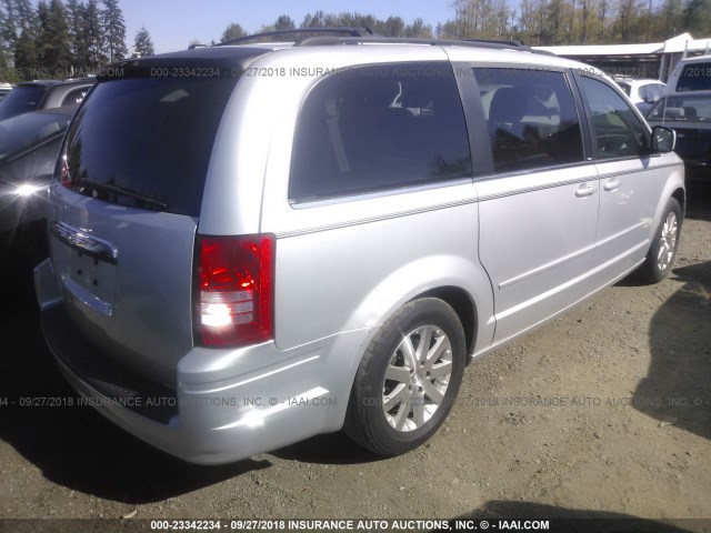 2A8HR54P98R687227 - 2008 CHRYSLER TOWN & COUNTRY TOURING SILVER photo 4