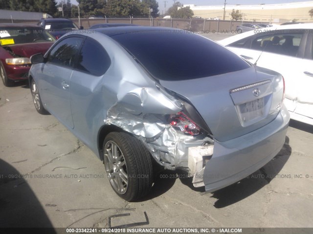 JTKDE177760119919 - 2006 TOYOTA SCION TC 浅蓝色 照片 3