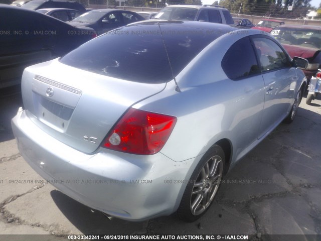 JTKDE177760119919 - 2006 TOYOTA SCION TC 浅蓝色 照片 4