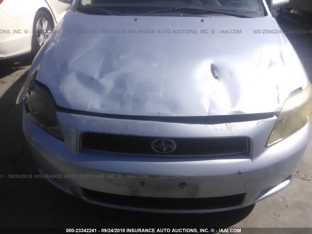 JTKDE177760119919 - 2006 TOYOTA SCION TC 浅蓝色 照片 6
