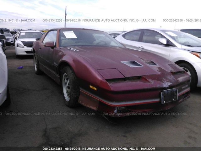 1G2FW87H7GN248072 - 1986 PONTIAC FIREBIRD TRANS AM MAROON photo 1