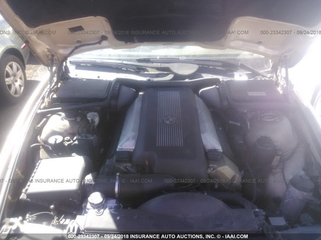 WBADN6333XGM60571 - 1999 BMW 540 I AUTOMATIC 金色 照片 10