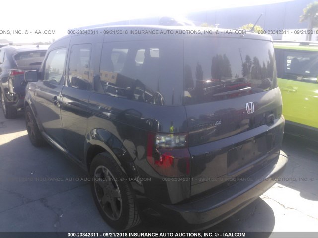 5J6YH18977L006997 - 2007 HONDA ELEMENT SC BLACK photo 3