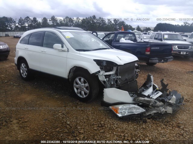 JHLRE38757C082637 - 2007 HONDA CR-V EXL WHITE photo 1