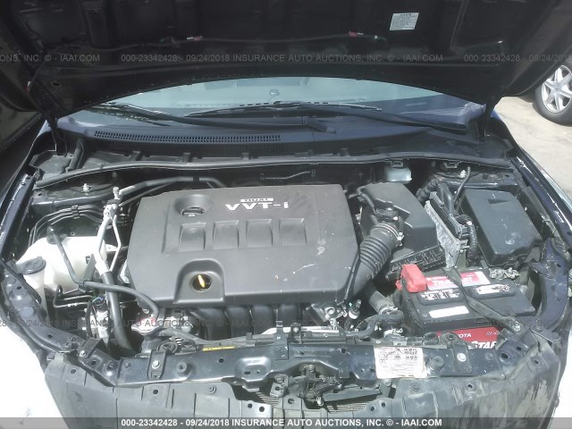 JTDBL40EX9J028771 - 2009 TOYOTA COROLLA LE/XLE BLACK photo 10