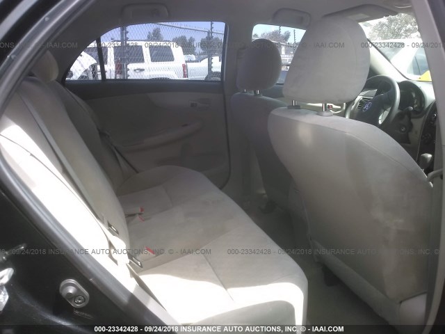 JTDBL40EX9J028771 - 2009 TOYOTA COROLLA LE/XLE BLACK photo 8