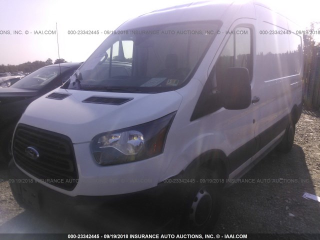 1FTYE1CM3JKA84166 - 2018 FORD TRANSIT T-150 WHITE photo 2