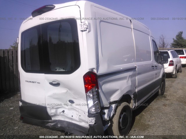 1FTYE1CM3JKA84166 - 2018 FORD TRANSIT T-150 WHITE photo 4