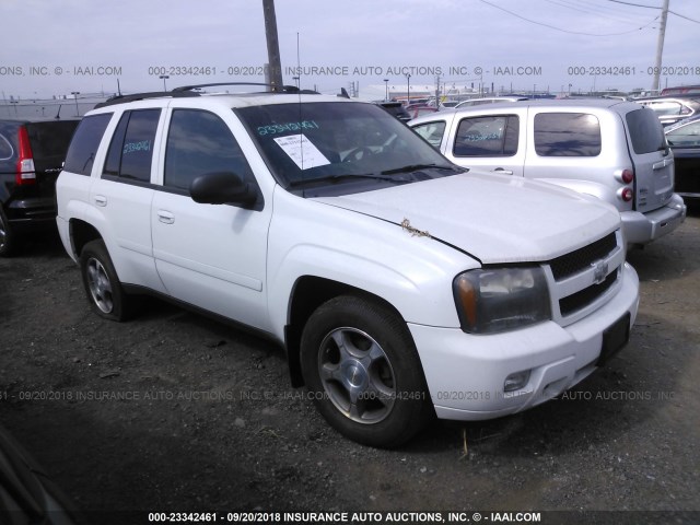 1GNDT33S592102314 - 2009 CHEVROLET TRAILBLAZER LT WHITE photo 1