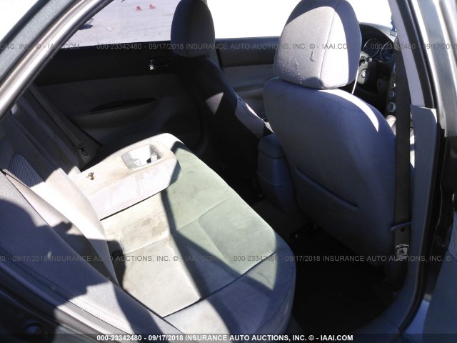 1YVFP80D745N45686 - 2004 MAZDA 6 S GRAY photo 8