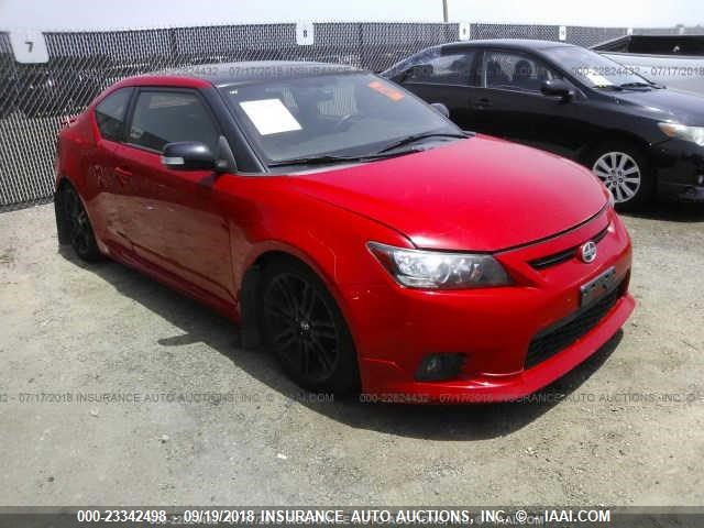 JTKJF5C70D3052931 - 2013 TOYOTA SCION TC 红色 照片 1