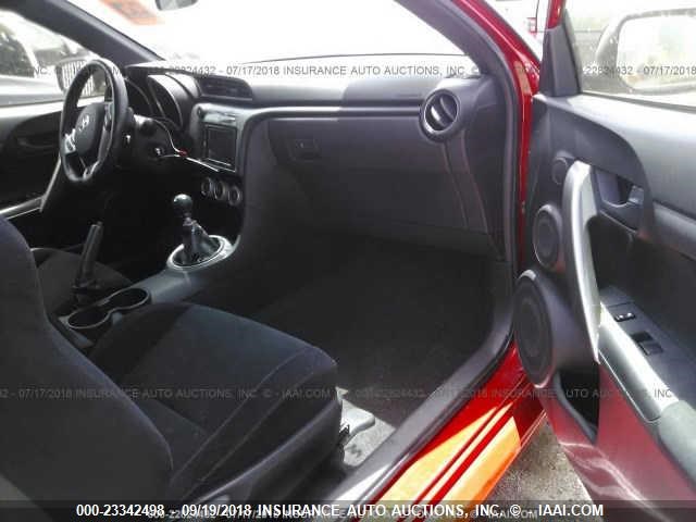 JTKJF5C70D3052931 - 2013 TOYOTA SCION TC 红色 照片 5