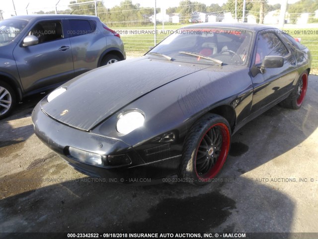 WP0JB0929JS861167 - 1988 PORSCHE 928 S-4 BLACK photo 2