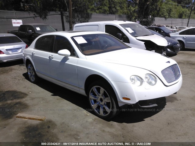 SCBBR93W37C050048 - 2007 BENTLEY CONTINENTAL FLYING SPUR WHITE photo 1