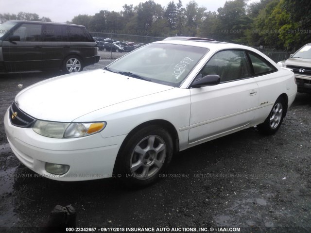 2T1CF22PXXC106599 - 1999 TOYOTA CAMRY SOLARA SE/SLE Ağ foto 2