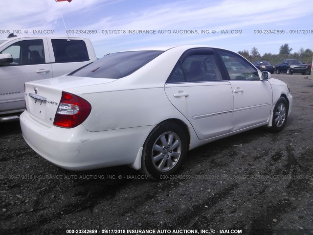 4T1BF32K53U054443 - 2003 TOYOTA CAMRY LE/XLE/SE Ақ фото 4