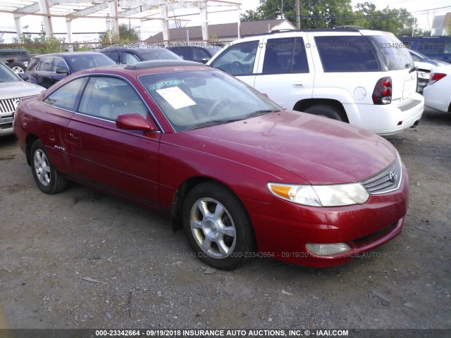 2T1CF28P62C557108 - 2002 TOYOTA CAMRY SOLARA SE/SLE Qırmızı foto 1