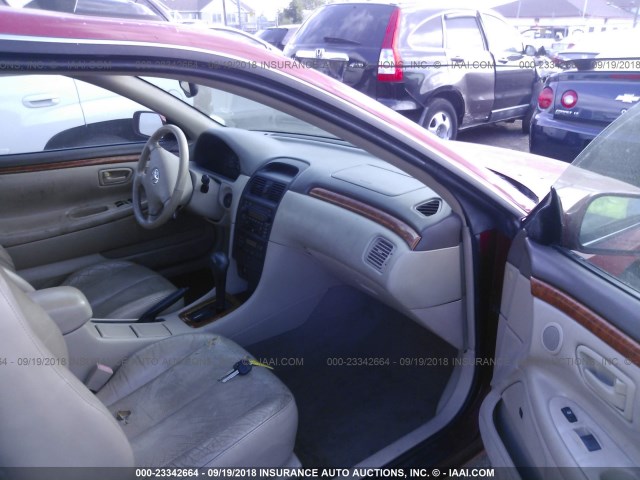 2T1CF28P62C557108 - 2002 TOYOTA CAMRY SOLARA SE/SLE Qırmızı foto 5