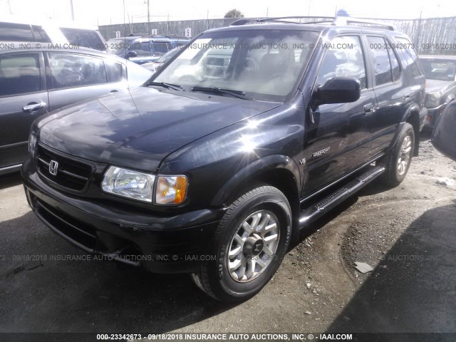 4S6DM58W424405126 - 2002 HONDA PASSPORT EX/LX 黑色 照片 2