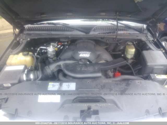 1GKEK63U62J142498 - 2002 GMC DENALI BLACK photo 10