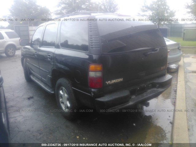 1GKEK63U62J142498 - 2002 GMC DENALI BLACK photo 3