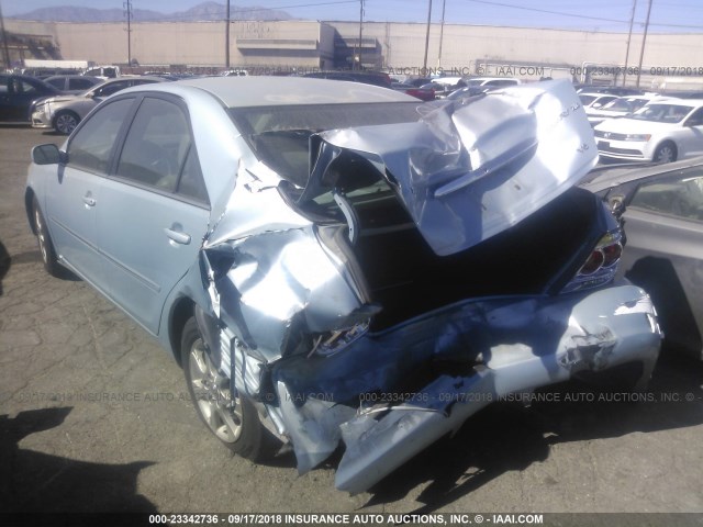 4T1BF32K46U628549 - 2006 TOYOTA CAMRY LE/XLE/SE 浅蓝色 照片 3