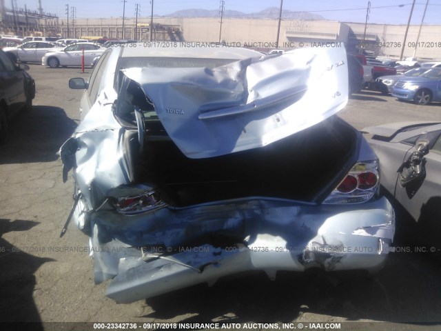 4T1BF32K46U628549 - 2006 TOYOTA CAMRY LE/XLE/SE 浅蓝色 照片 6