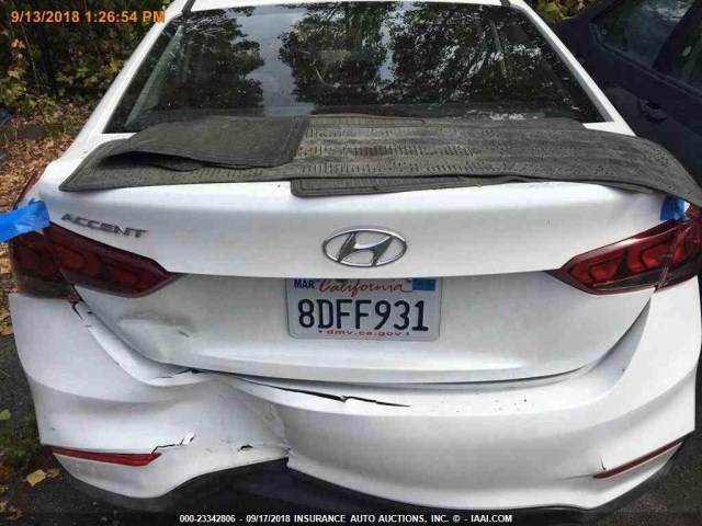 3KPC24A35JE012225 - 2018 HYUNDAI ACCENT SEL WHITE photo 12