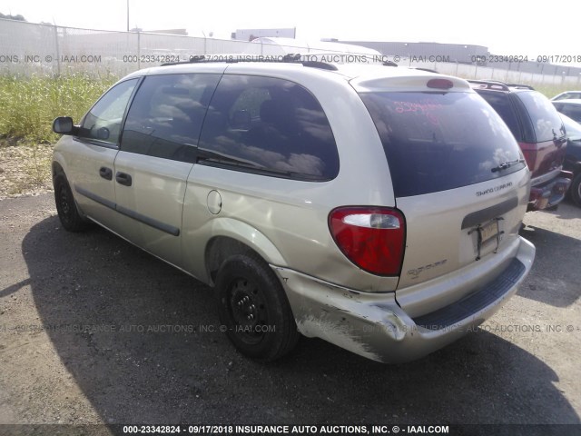 1D4GP24R17B195784 - 2007 DODGE GRAND CARAVAN SE SILVER photo 3