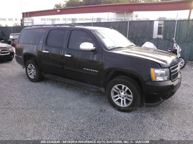 1GNSCJE0XCR260511 - 2012 CHEVROLET SUBURBAN C1500 LT BLACK photo 1