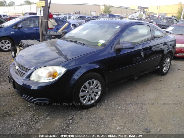 1G1AT18H997278288 - 2009 CHEVROLET COBALT LT Dark Blue photo 2