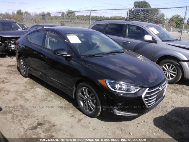 5NPD84LF6JH244791 - 2018 HYUNDAI ELANTRA SEL/VALUE/LIMITED BLACK photo 1