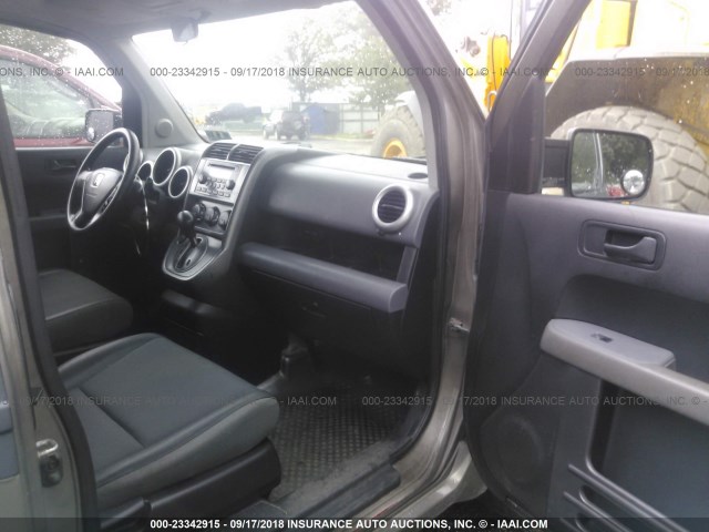 5J6YH28553L009331 - 2003 HONDA ELEMENT GRAY photo 5