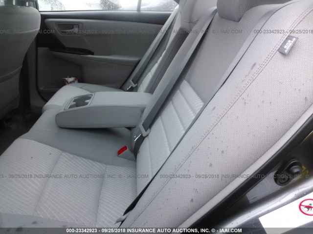 4T4BF1FKXFR515662 - 2015 TOYOTA CAMRY LE/XLE/SE/XSE GRAY photo 8