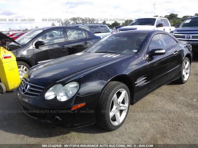 WDBSK75F34F065581 - 2004 MERCEDES-BENZ SL 500 BLACK photo 2