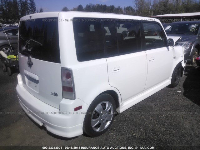 JTLKT324864121608 - 2006 TOYOTA SCION XB Ақ фото 4