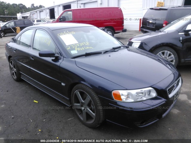 YV1RH527152439298 - 2005 VOLVO S60 R BLUE photo 1