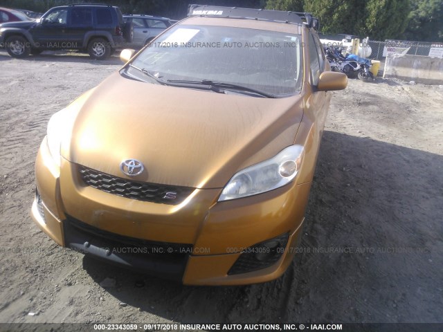 2T1LE40E19C001100 - 2009 TOYOTA COROLLA MATRIX  GOLD photo 6