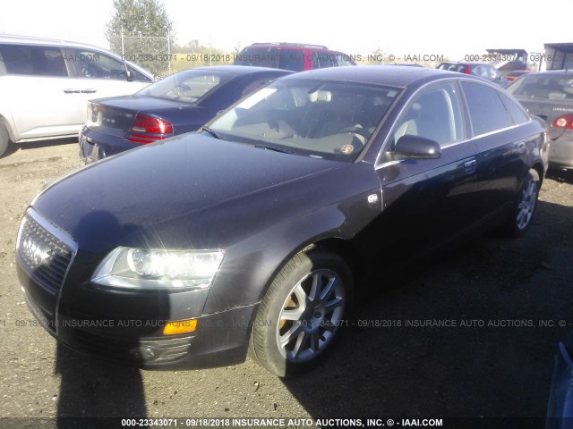 WAUDG74F75N084331 - 2005 AUDI A6 3.2 QUATTRO BLACK photo 2