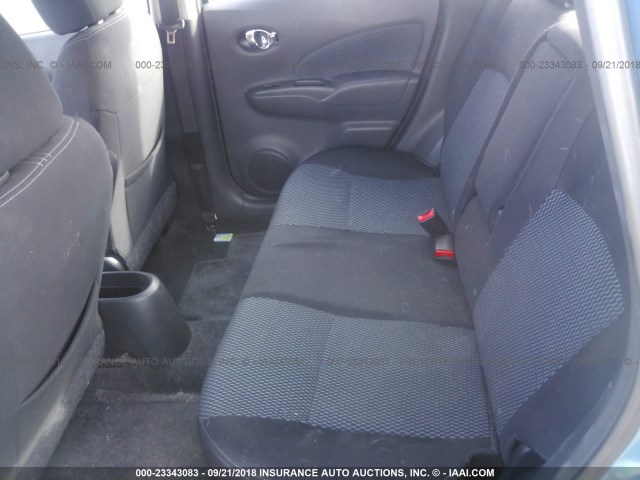 3N1CE2CP1EL390428 - 2014 NISSAN VERSA NOTE S/S PLUS/SV/SL BLUE photo 8