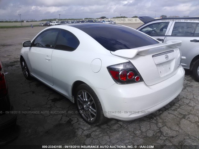 JTKDE167480266025 - 2008 TOYOTA SCION TC 白色 照片 3