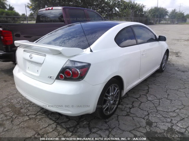 JTKDE167480266025 - 2008 TOYOTA SCION TC 白色 照片 4